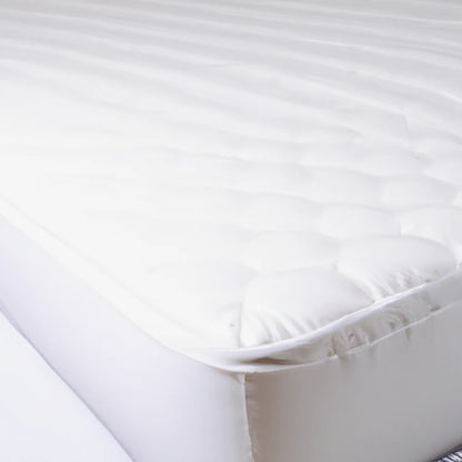 Thick 300GSM Fibre Comfort Fitted Mattress Pads